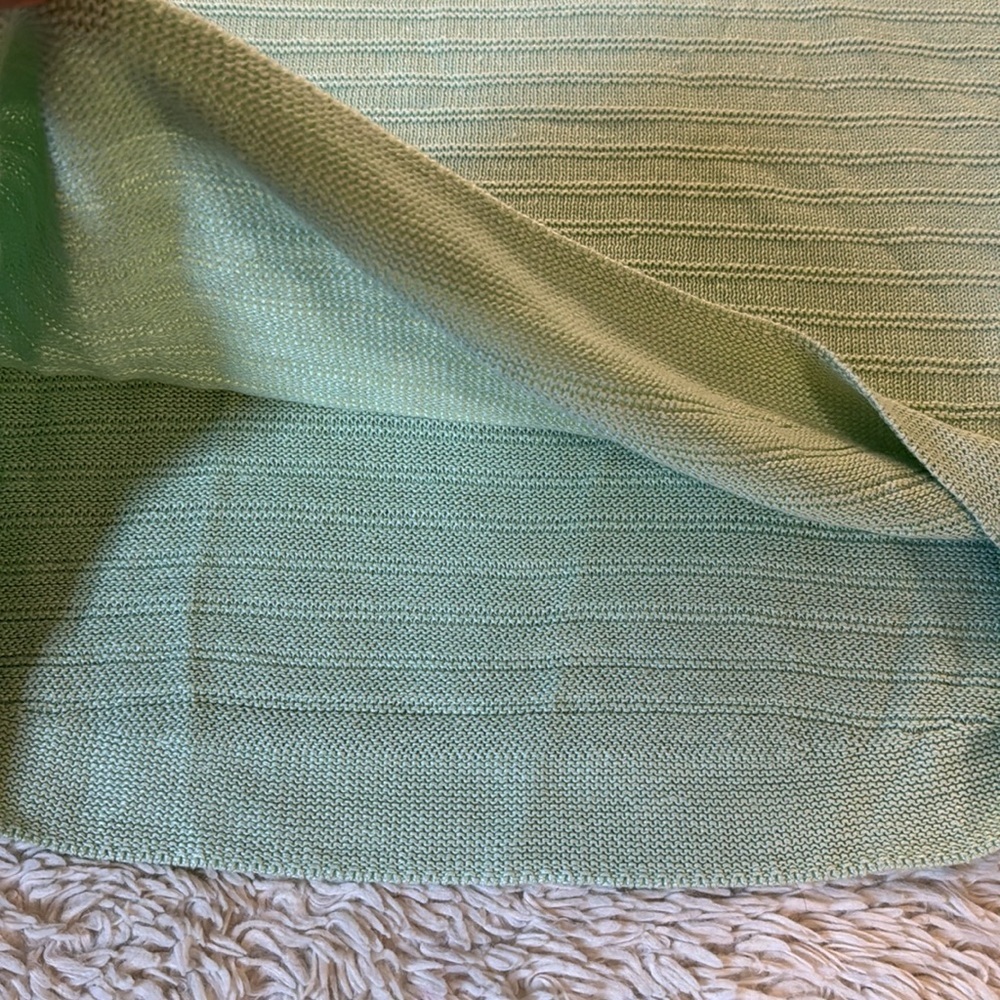 Talbots LINEN BATEAU NECK PULLOVER - TEXTURED STRIPE size M - Picture 9 of 16